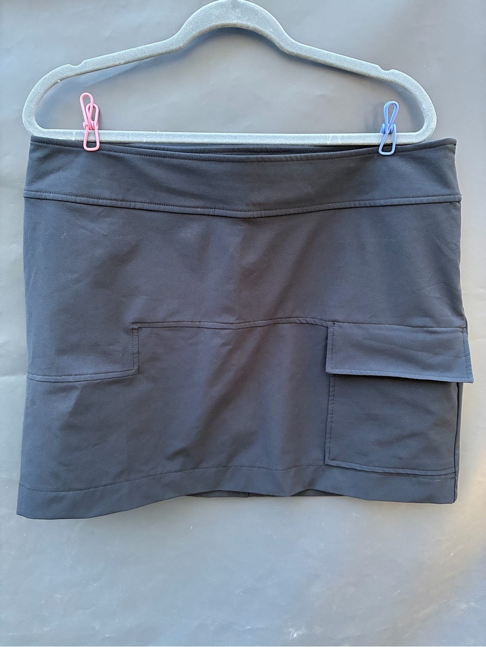 Title Nine Black Pocket Skirt XL - Picture 2 of 6